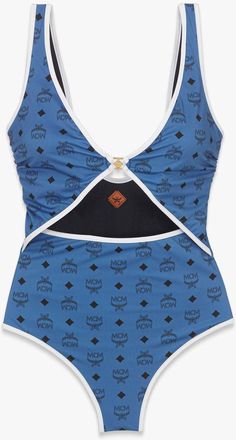 MCM Monogram Print Swimsuit