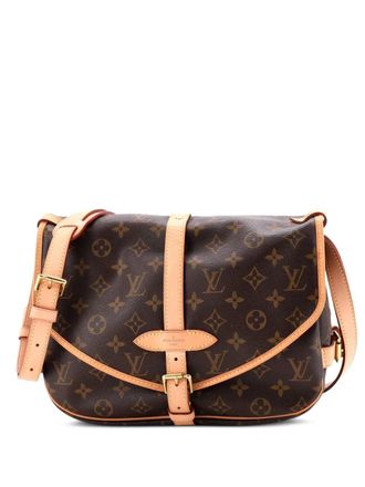 Louis Vuitton Saumur Handbag Monogram Canvas 30 crossbody bag - Bruin