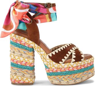 Kurt Geiger Chelsea Scarf sandalen - Bruin