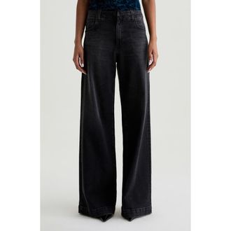 AG - Adriano Goldschmied Deven Ultra High Waist Wide Leg Jeans in Nebula at Nordstrom Rack, Size 32