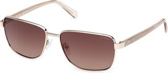 Guess GU00312 32F Mens Sunglasses Gold Size 58