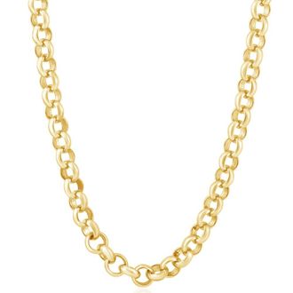 Pompeii3 Mens Rolo 14k Gold (59gram) or Platinum (110gram) 8.5mm Link Chain Necklace 18