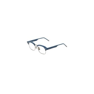 Thom Browne Ueo955A Vierkant Browline Montuur - unisex - Accessoires - Blauw - Maat: 49 MM