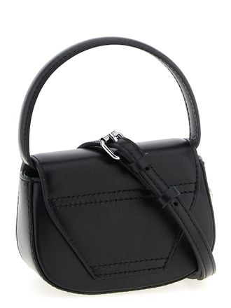 Diesel Leather Shoulder Bag - Black