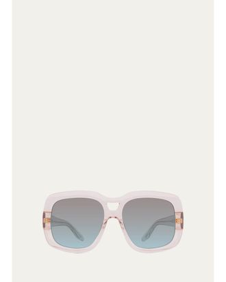 Barton Perreira Sly 56MM Square Sunglasses
