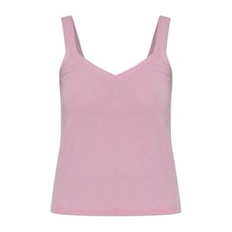 Poss&eacute; Posse, Tops, Dames, Roze, S, Wol, Petra Wol Top