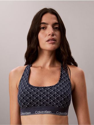 Calvin Klein Womens Icon Cotton Modal Limited Edition Unlined Bralette - Navy - XS