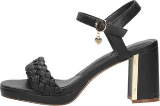 Mexx Lewy High Heel Sandalen - Dames - Sandalen met hakken - Zwart - 39 EU - Schoenen