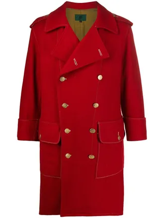 Jean Paul Gaultier Cappotto militare 1993 - Rosso