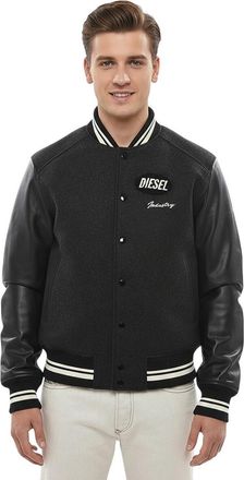 Diesel Black Logo Bomber Jacket