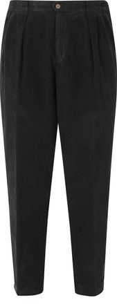 BRIGLIA 1949 Anthracite Straight-Leg Corduroy Cotton Straight-Leg Pants