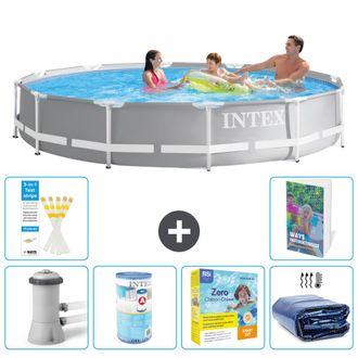 Intex Piscina Prism Frame Redonda - 366x76 Cm - 7-piezas S224