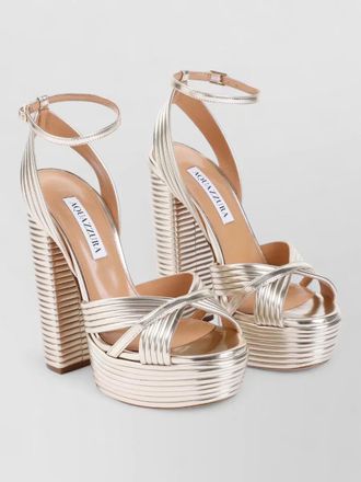 Aquazzura sundance platform open-toe sandals