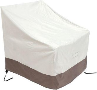 OEM Fundas Para Sillas De Patio (paquete De 2), 79 X 84 X 91 Cm, Fundas Resistentes Muebles Exterior, Fundas Impermeables 420d Muebles Jard&iacute;n, Beige