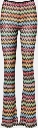 Missoni Zigzag lam&eacute; flared pants