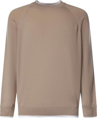 Eleventy Jersey de cuello redondo - Sweatshirts & Hoodies - Hombre - Beige - 2XL