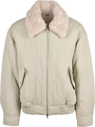 Dunst Beige Quilted Nylon Jacket