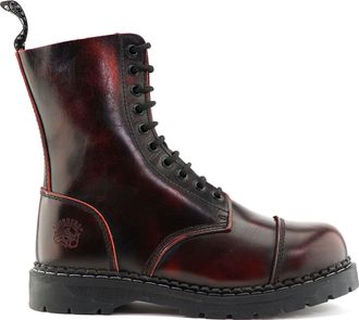 Grinders Leather Steel Toe Cap Lace Up Boots - Stag ACS