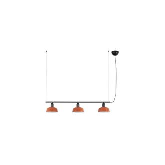 Faro Barcelona Tatawin S Lampara Colgante Lineal Naranja Rojizo 20338-143