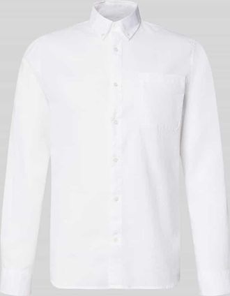 Matinique Regular Fit Freizeithemd mit Leinen-Anteil in Weiss, Gr&ouml;&szlig;e XXL