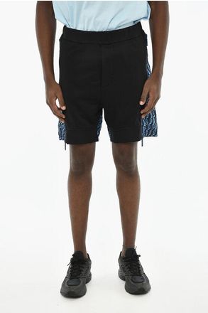 Dsquared2 All-Over Monogram Two-Tone Shorts size M