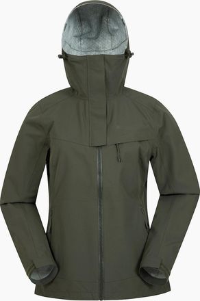 Mountain Warehouse Womens Mountain Warehouse Womens/Ladies Arlberg 2.5 Layer Waterproof Jacket - Green - Size: 10