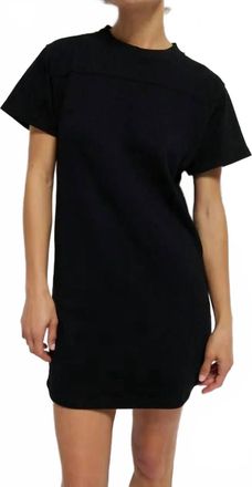 Nation Ltd Finn Crewneck Dress In Jet Black