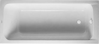 Duravit Ba&ntilde;era Recta 150 X 75 Duravit D-code Acr&iacute;lico + Desag&uuml;e Blanco