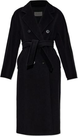 Max Mara Madame Coat - Dames - Mantel - Zwart - S - Wol - Jassen