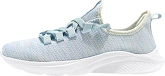 Generic Mesh Hollow Soft Sole Breathable Non Fashionable and Versatile Heels Women Formal (Blue, 4.5)