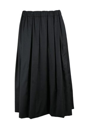 Fabiana Filippi Long Pleated Skirt - Black