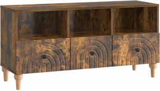 vidaXL Mueble De Tv 102 X 34,5 X 50 Cm Roble Ahumado Vidaxl