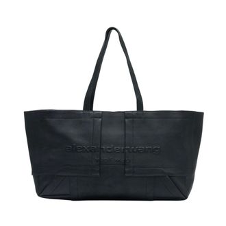 Alexander Wang Tassen, Dames, Zwart, ONE Size, Katoen, Pack Tote in Leather Large