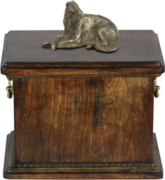 OEM Lebrel Ruso Borzoi, Borzoi, Barzoi I - Urna Para Cenizas De Perro, Urna Con Estatuilla, Urna Elegante En Estilo Cl&aacute;sico De La Marca Art-dog