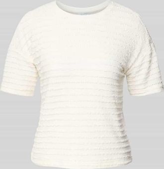 Jake*s T-Shirt mit Rundhalsausschnitt in Beige, Größe XXL