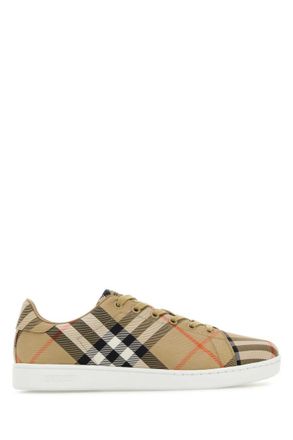 Burberry Beige Check Sneakers