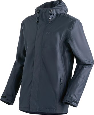 Maier Sports Regenjacke MAIER SPORTS Abbenstein M, Herren, Gr. 46, blau (dunkelblau), 100% Polyester, Jacken Regenjacke, Herren Jacke wasserdicht, moderner Windbre