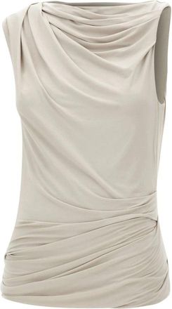Entire studios Drape Tank - Dames - Tops zonder mouwen - Grijs - XS - Tops