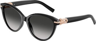 Tiffany & Co. TF4261F Asian Fit 80013C Womens Sunglasses Black Size 56