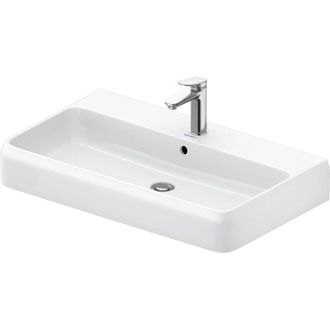 Duravit Lavabo Duravit Qatego, 800x470mm, Con Rebosadero, Parte Inferior
