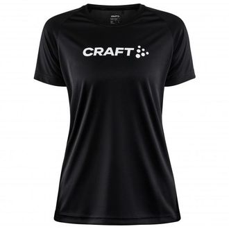 Craft Core Unify Logo Tee Funktionsshirt f&uuml;r Damen | schwarz