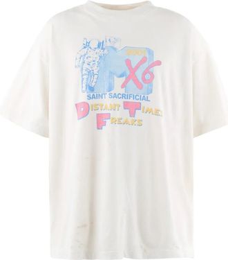 Saint Mxxxxxx x Sean Wotherspoon T-shirt in cotone - Bianco