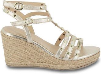 Les Tropeziennes Leren espadrilles met sleehak Lili