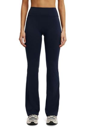 Cotton On Womens Active Ultra Luxe Invisible Scrunch Flare in Prep Sport Navy at Nordstrom, Size X-Small