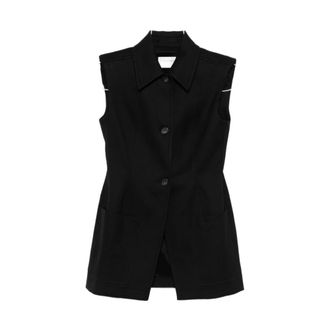 Sportmax Sportmax, Vests, female, Black, Size: 2XS Gilet Gabarra