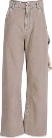 Darkpark Wide Jeans - Dames - Loose Fit Jeans - Bruin - W26 - Jeans