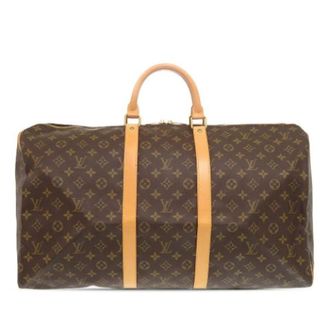 Louis Vuitton Pre-owned Weekend Bags, female, Brown, Size: ONE SIZE Pre-owned Canvas travel-bags