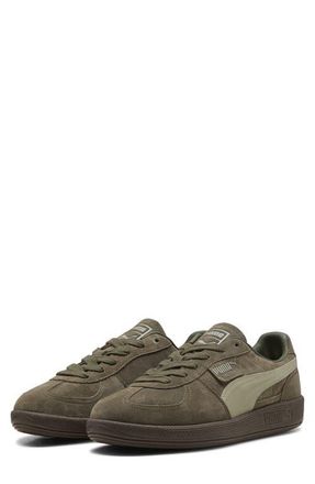 Puma Palermo Sneaker in Loden Green/Gum at Nordstrom, Size 11.5