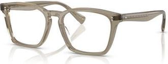 Oliver Peoples 52mm Rectangle optical glasses in Green at Nordstrom