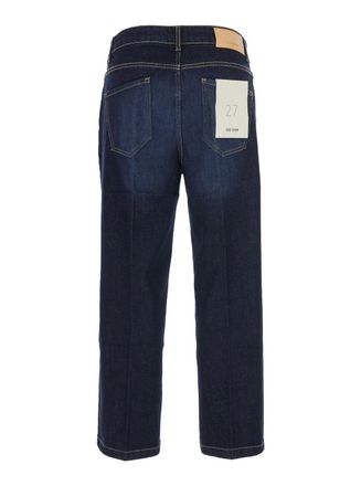 Merci High-Waisted Denim Jeans - Blue